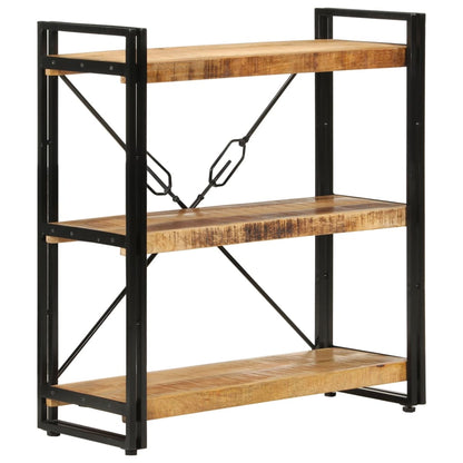 Bokhylle Tre 3 etasjer 77x30x80 cm heltre mango