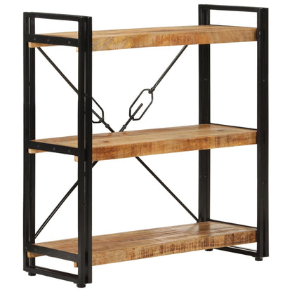 Bokhylle Tre 3 etasjer 77x30x80 cm heltre mango