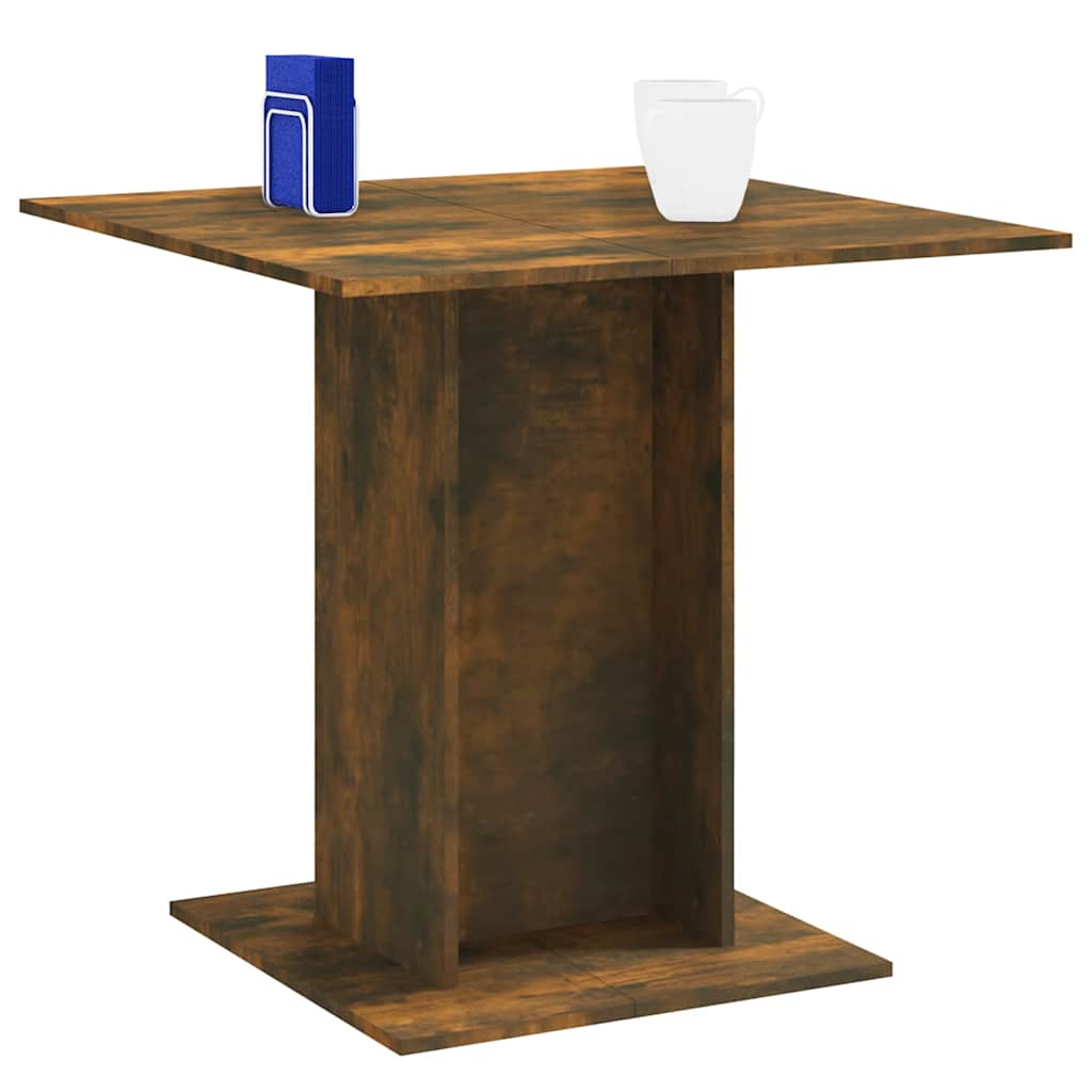 Spisebord Kjøkkenbord Røyk Eik 80x80x75 cm