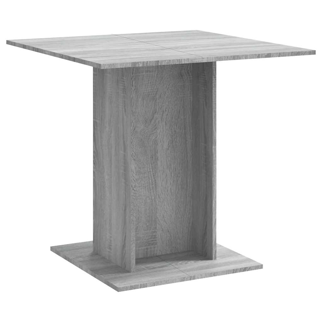 Spisebord Kjøkkenbord Sonoma Grå 80x80x75 cm