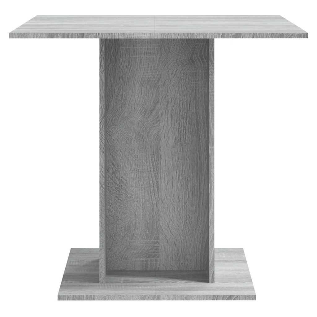Spisebord Kjøkkenbord Sonoma Grå 80x80x75 cm