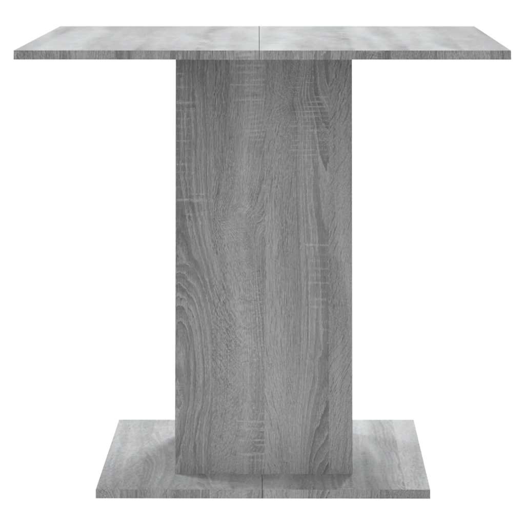 Spisebord Kjøkkenbord Sonoma Grå 80x80x75 cm