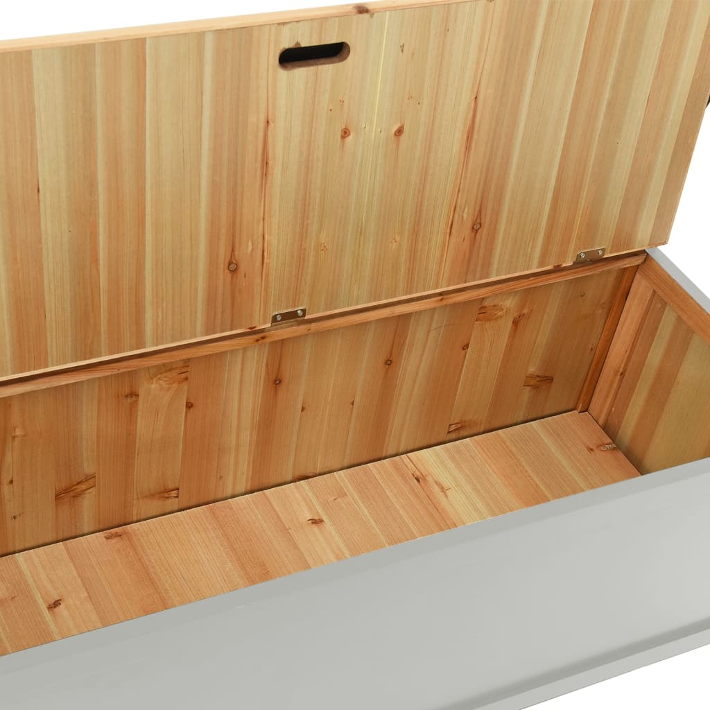 Sittebenk Grå 107x45x75,5 cm heltre gran