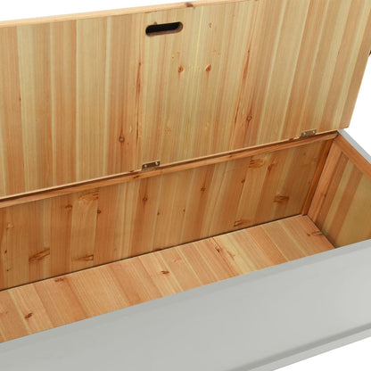 Sittebenk Grå 107x45x75,5 cm heltre gran