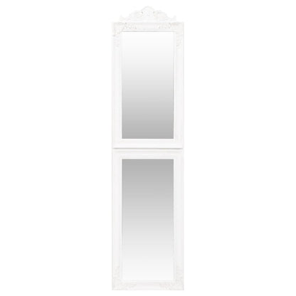 Veggspeil Frittstående Hvit 40x160 cm