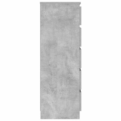 Kommode Betonggrå 60x36x103 cm
