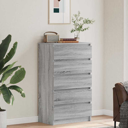 Kommode Sonoma Grå 60x36x103 cm
