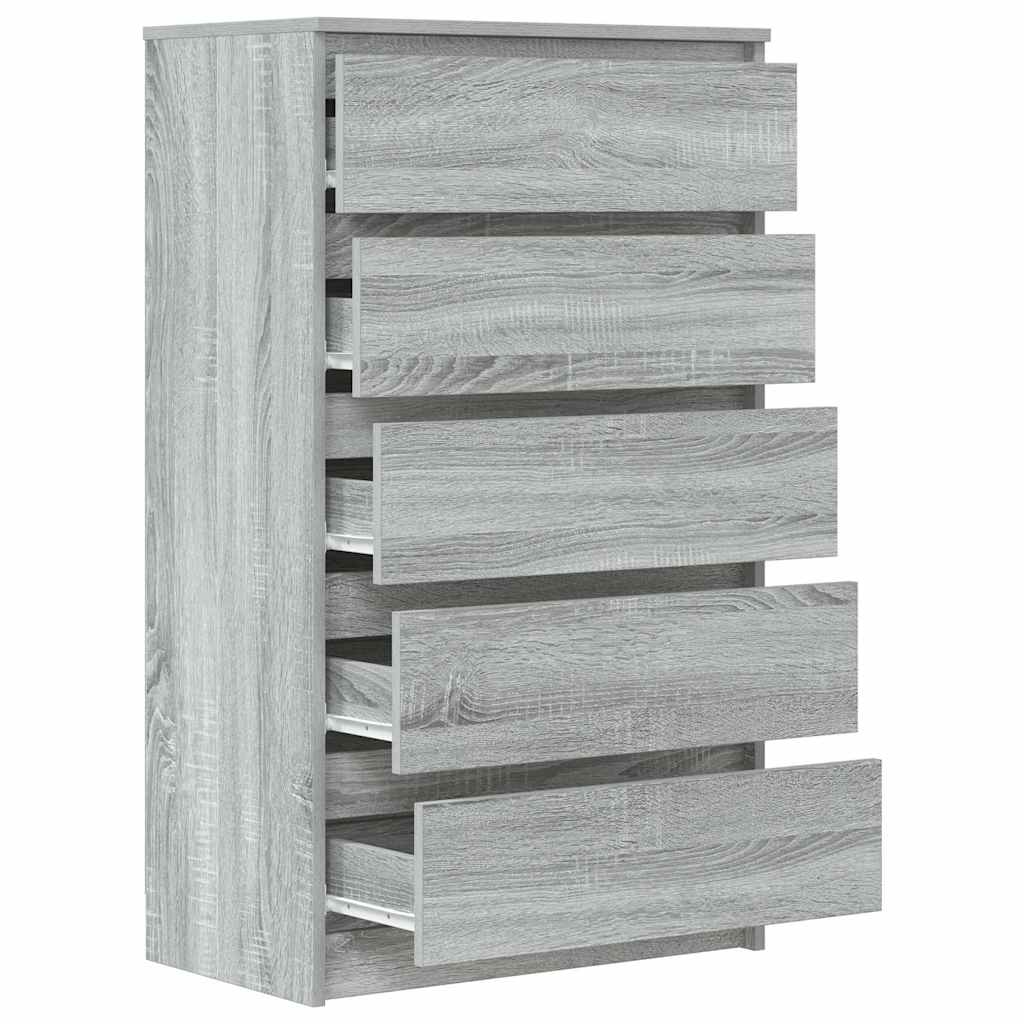 Kommode Sonoma Grå 60x36x103 cm