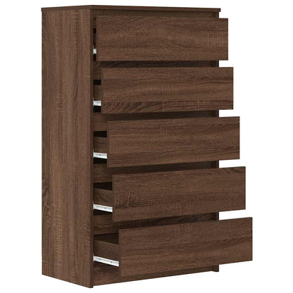 Kommode Brun Eik 60x36x103 cm