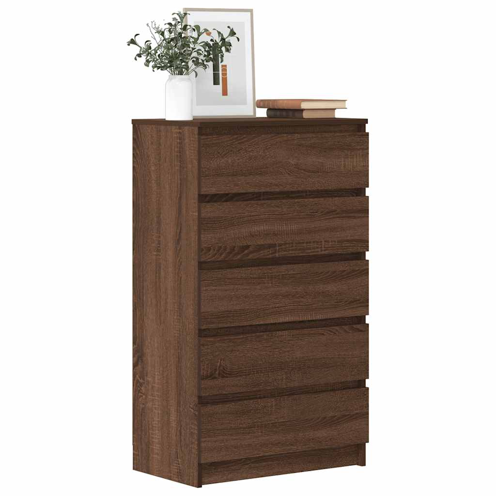 Kommode Brun Eik 60x36x103 cm
