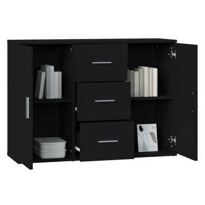 Skjenk Svart 91x29,5x65 cm