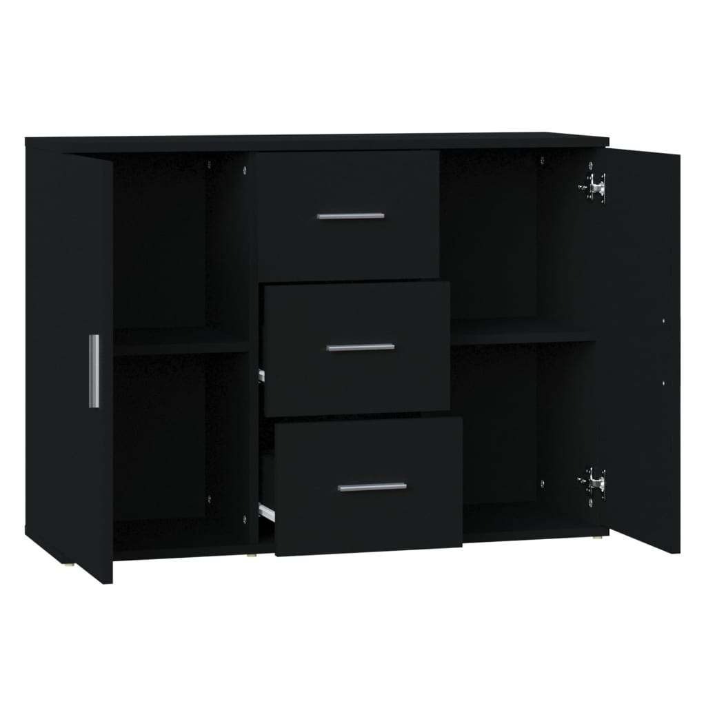 Skjenk Svart 91x29,5x65 cm