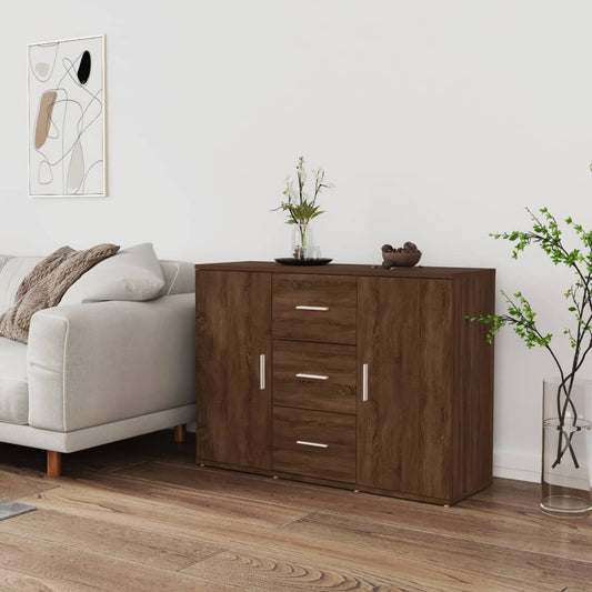 Skjenk Brun Eik 91x29,5x65 cm