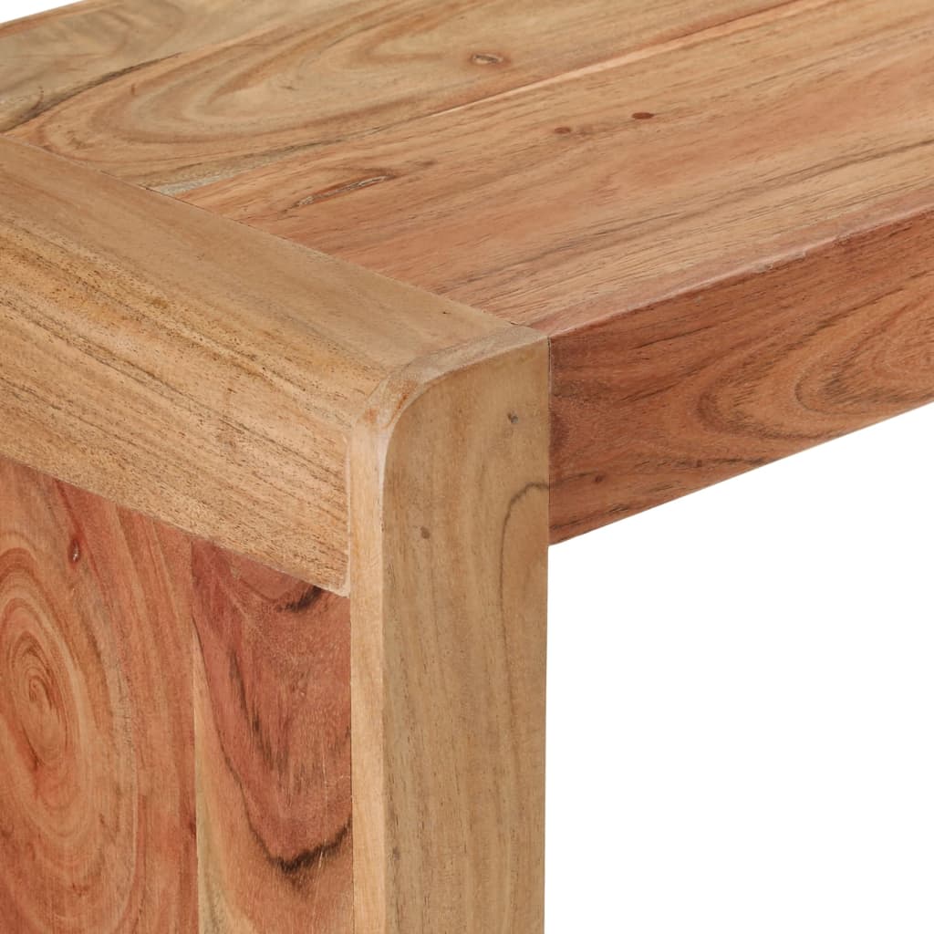 Avlastningsbord konsollbord Tre 110x30x76 cm heltre akasie
