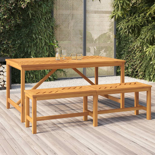 Hagebenk Tre 150 cm heltre akasie