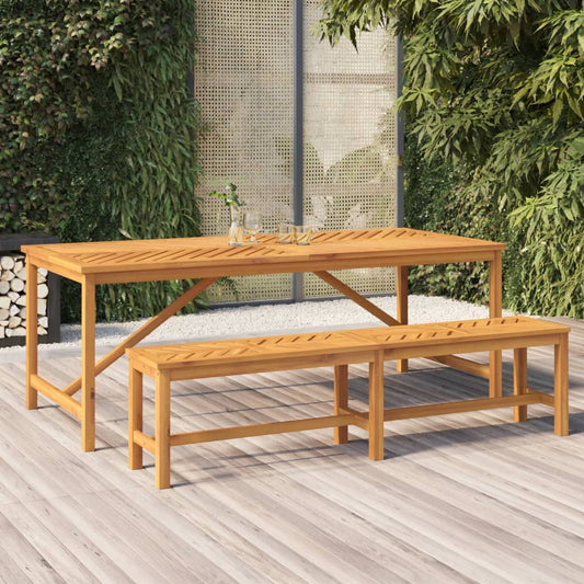 Hagebenk Tre 180 cm heltre akasie