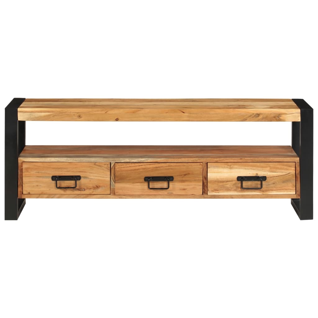 TV-Møbel Tre TV-benk heltre akasie 120x30x45 cm