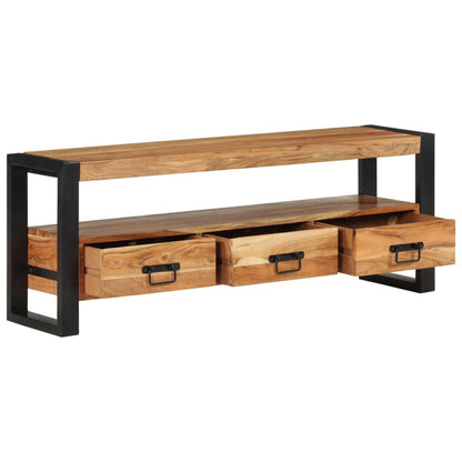 TV-Møbel Tre TV-benk heltre akasie 120x30x45 cm