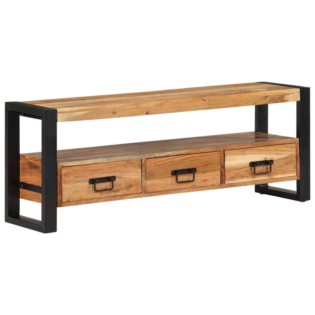 TV-Møbel Tre TV-benk heltre akasie 120x30x45 cm