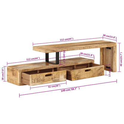 TV-Møbel Tre TV-benk heltre mango