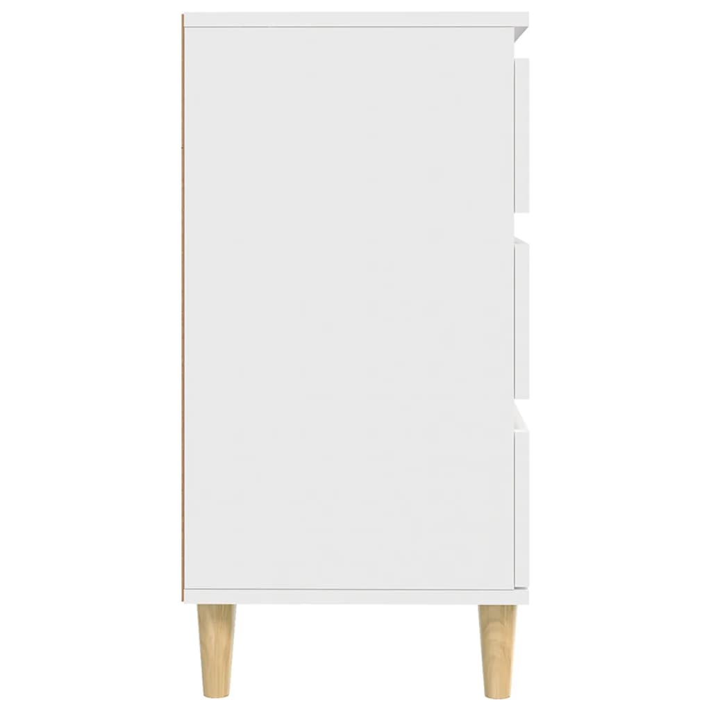 Kommode Hvit 60x35x70 cm