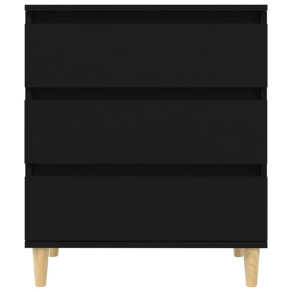 Kommode Svart 60x35x70 cm