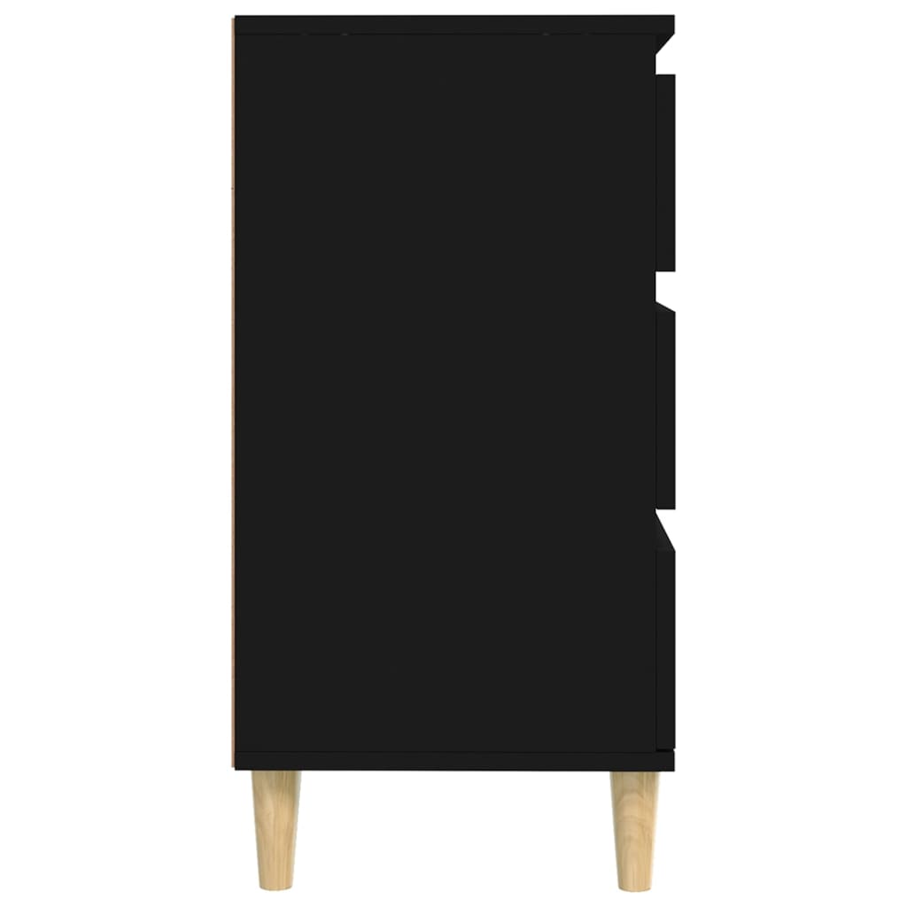 Kommode Svart 60x35x70 cm