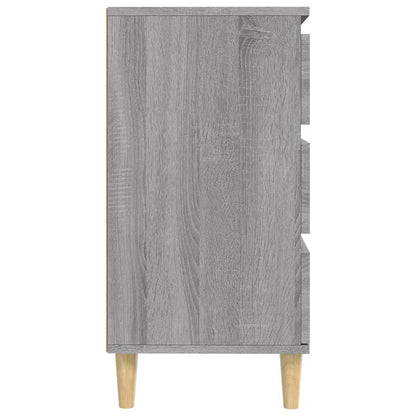 Skjenk grå sonoma 60x35x70 cm konstruert tre