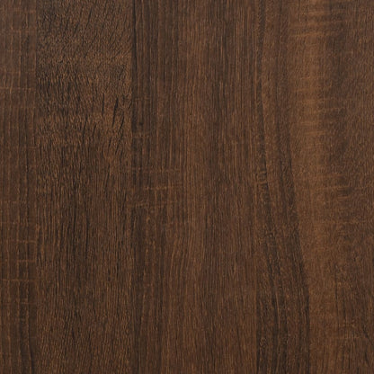 Skjenk brun eik 60x35x70 cm konstruert tre