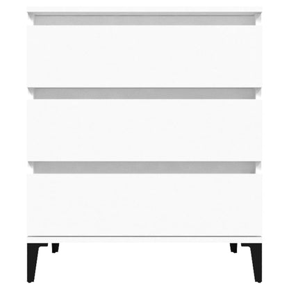 Kommode Hvit 60x35x70 cm