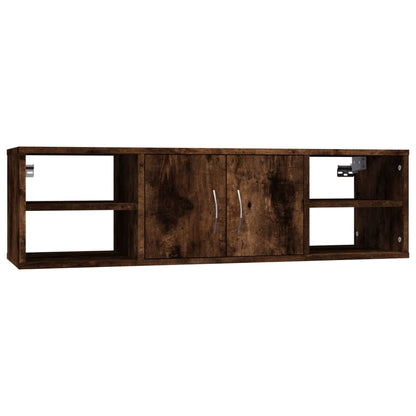 Vegghylle Røkt Eik 102x30x29 cm