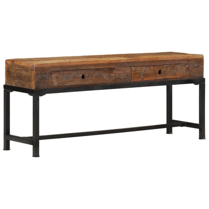 TV-Møbel Tre TV-benk gjenvunnet heltre 110x30x46 cm
