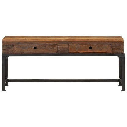 TV-Møbel Tre TV-benk gjenvunnet heltre 110x30x46 cm
