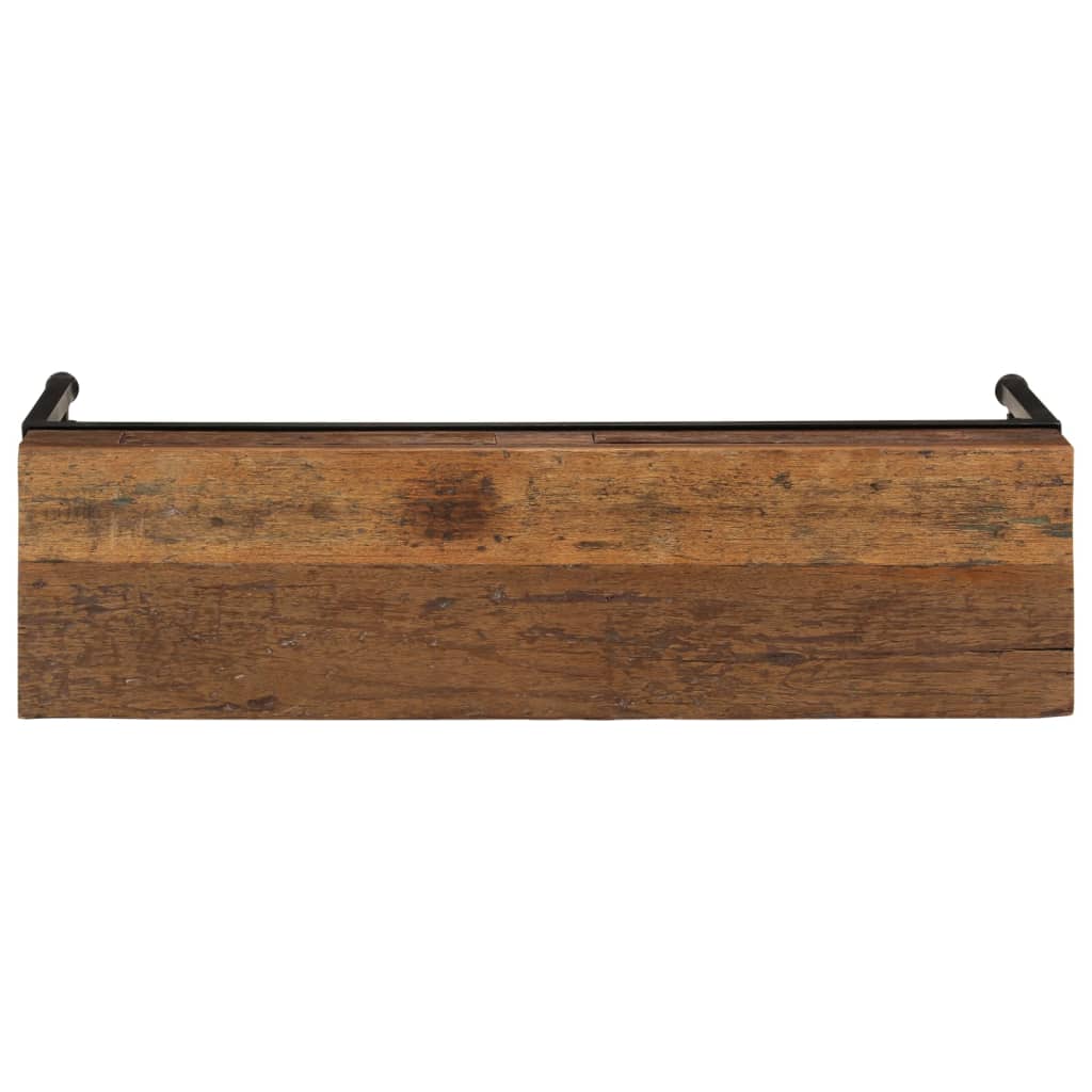 TV-Møbel Tre TV-benk gjenvunnet heltre 110x30x46 cm