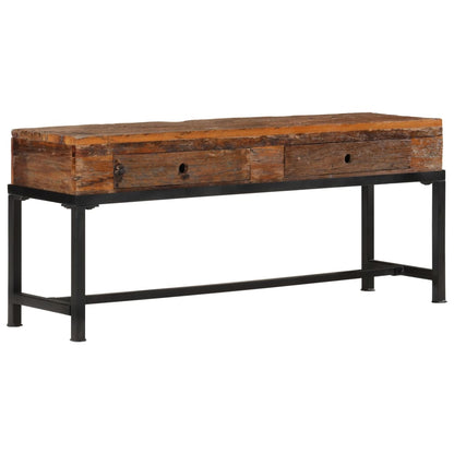 TV-Møbel Tre TV-benk gjenvunnet heltre 110x30x46 cm
