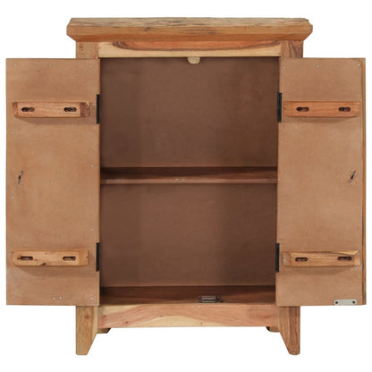 Skjenk Tre gjenvunnet heltre og heltre akasie 55x33x75 cm