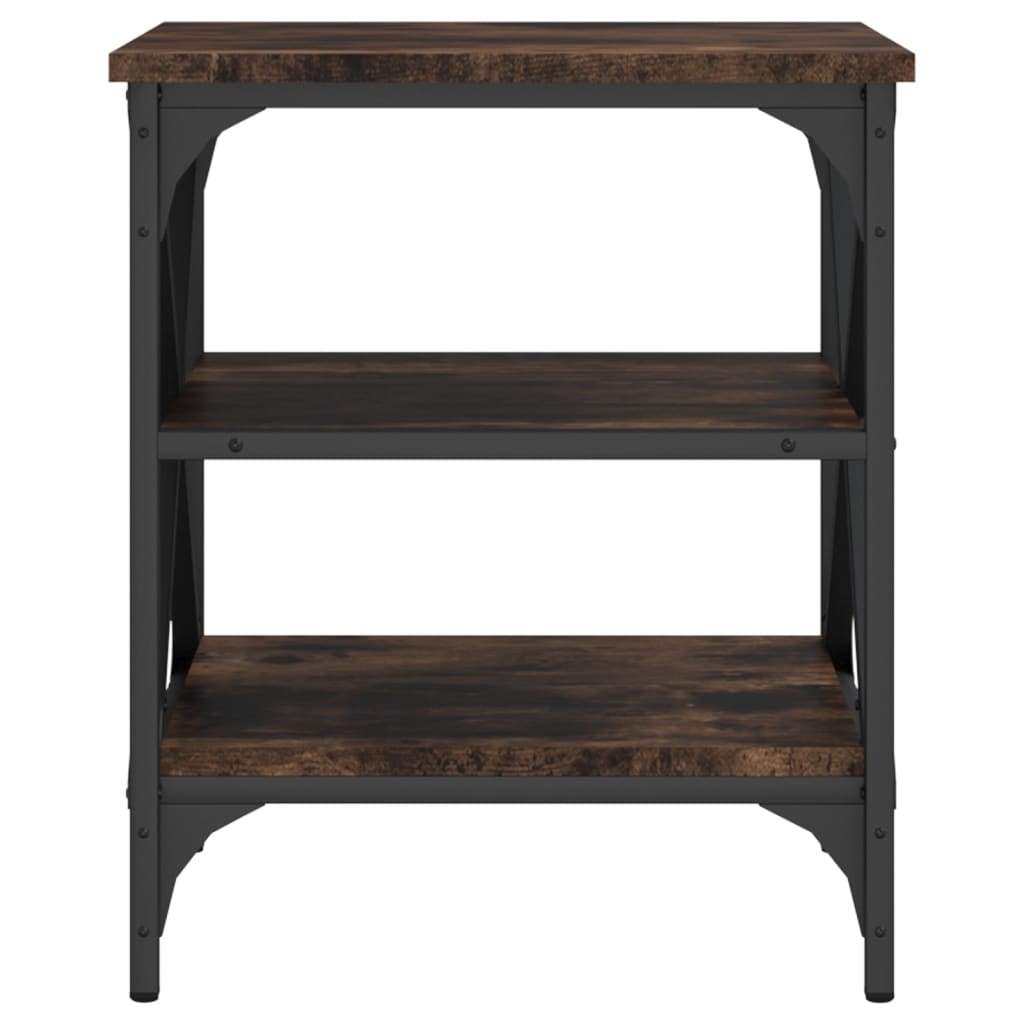 Sidebord Røkt Eik 2 stk 40x42x50 cm