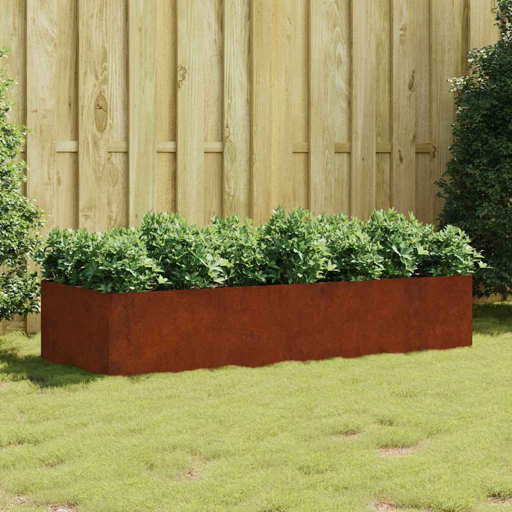 Høybed 200x80x40 cm cortenstål