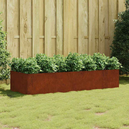 Høybed 200x80x40 cm cortenstål
