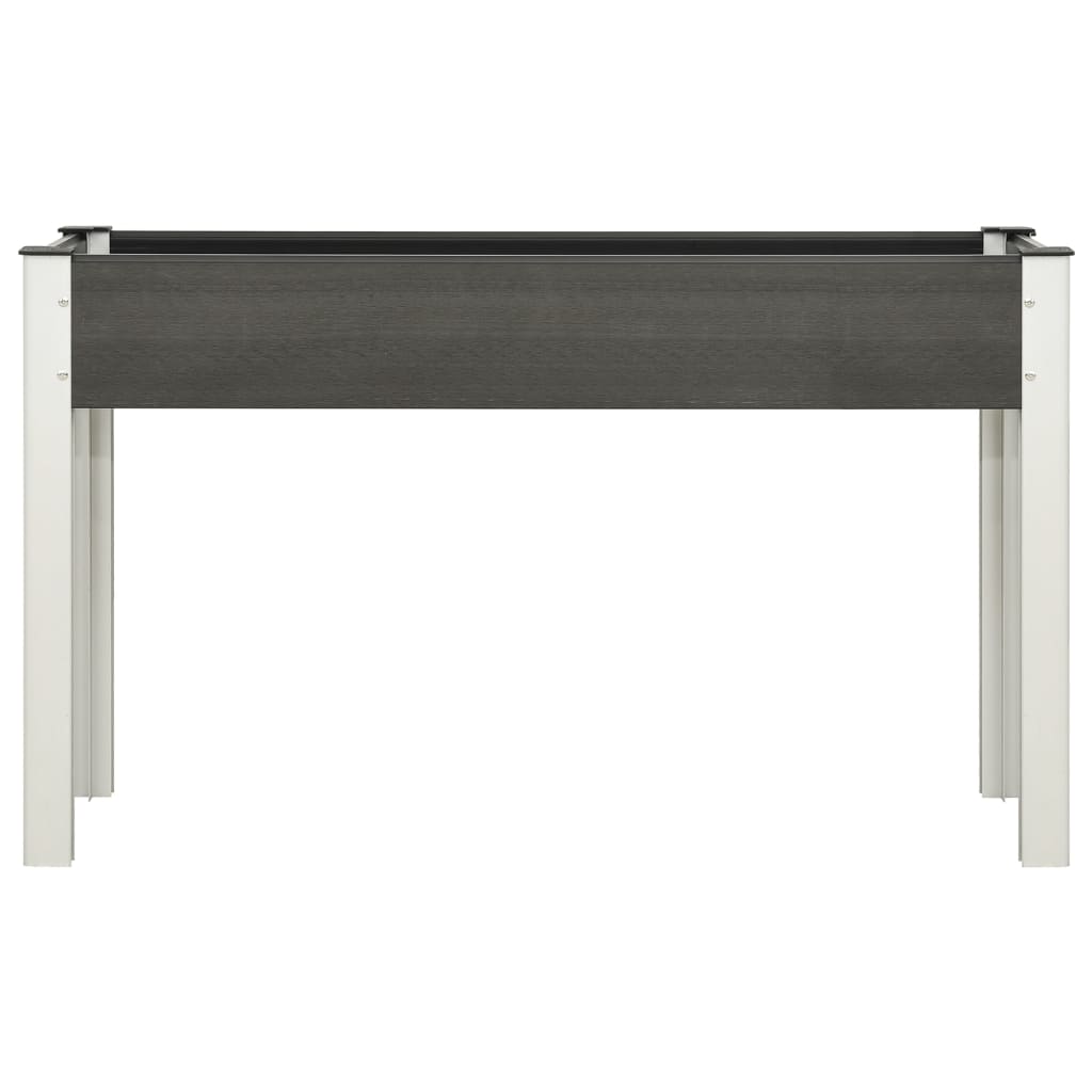 Høyseng grå 120x40x75 cm WPC
