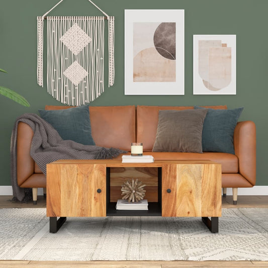 Salongbord Sofabord Tre 100x54x40 cm heltre akasie og