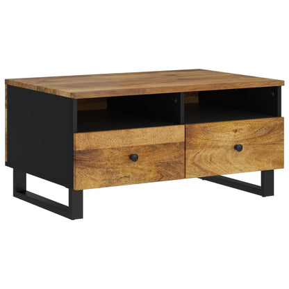 Salongbord Sofabord Tre 80x54x40 cm heltre mango og