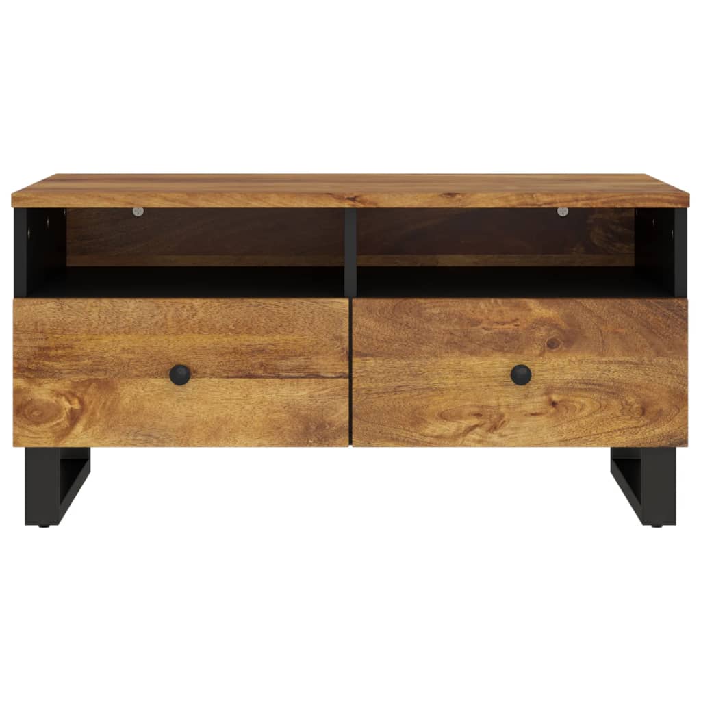 Salongbord Sofabord Tre 80x54x40 cm heltre mango og
