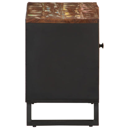 TV-Møbel Tre TV-benk 80x33x46 cm gjenvunnet heltre og