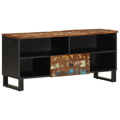 TV-Møbel Tre TV-benk 100x33x46 cm gjenvunnet heltre og