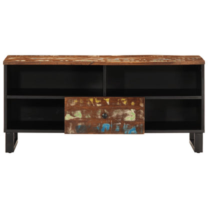 TV-Møbel Tre TV-benk 100x33x46 cm gjenvunnet heltre og