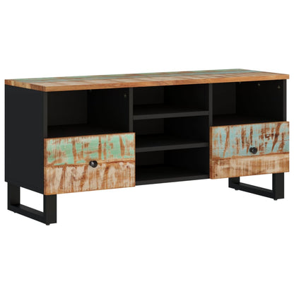 TV-Møbel Tre TV-benk 100x33x46 cm gjenvunnet heltre og