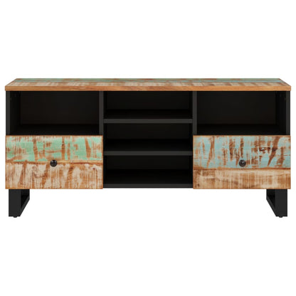 TV-Møbel Tre TV-benk 100x33x46 cm gjenvunnet heltre og
