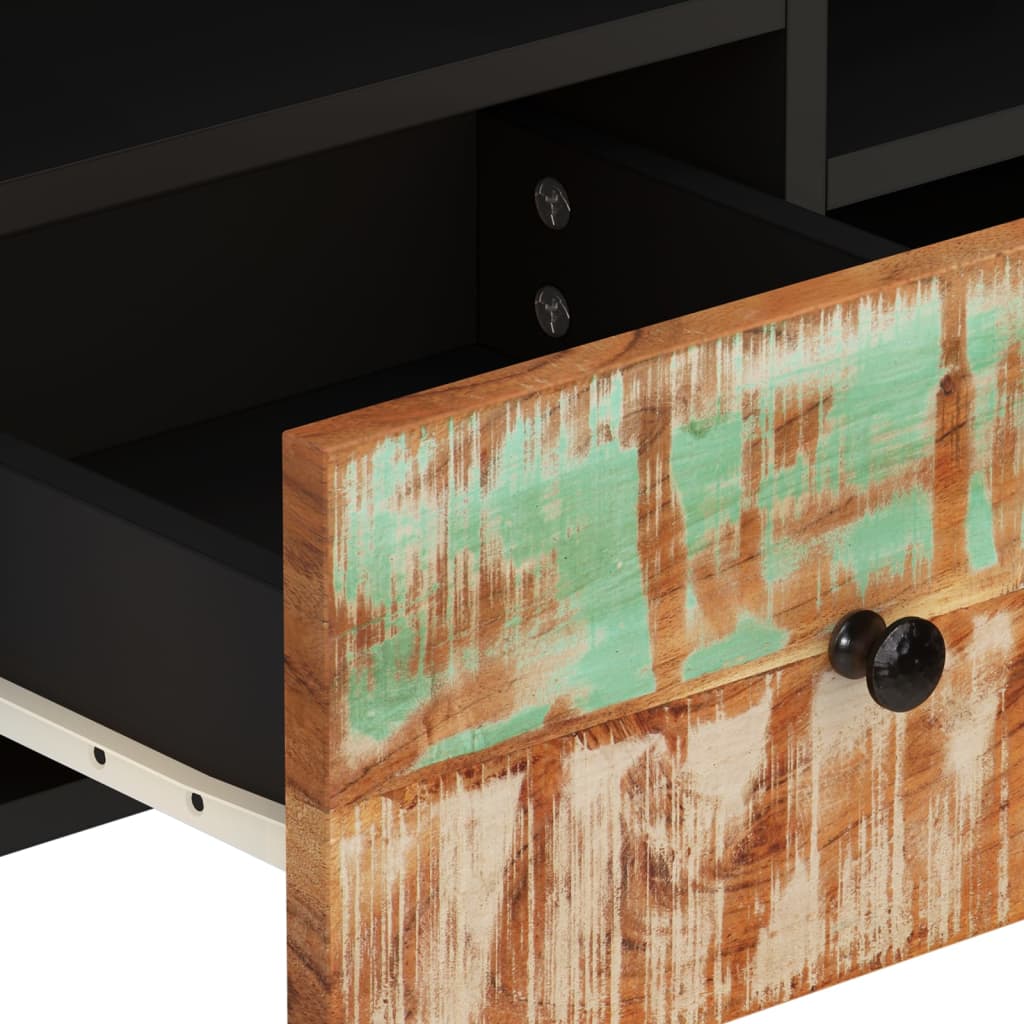 TV-Møbel Tre TV-benk 100x33x46 cm gjenvunnet heltre og