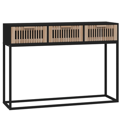Avlastningsbord konsollbord Svart 105x30x75 cm